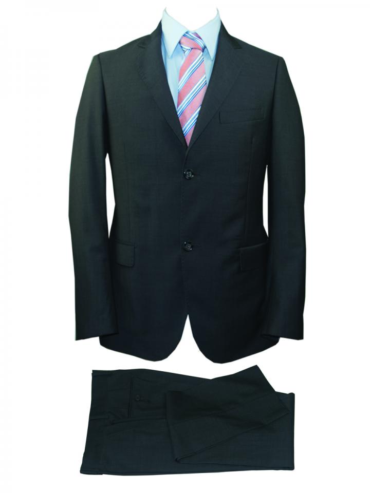 Grey black lightweight suit