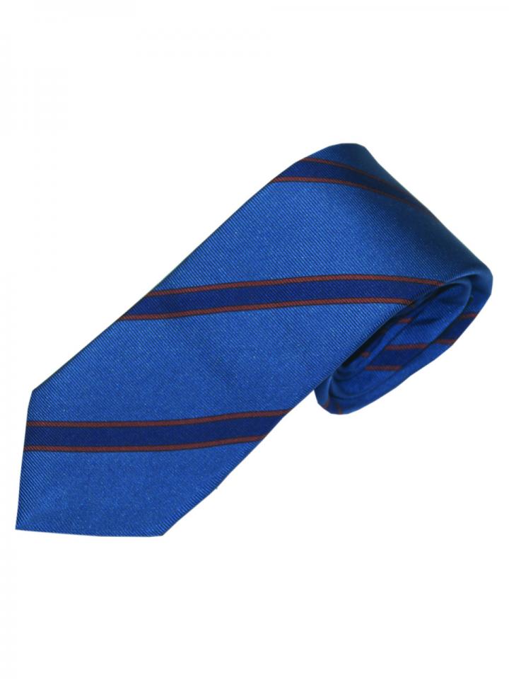 Blue and Navy blue Red stripe tie