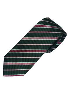 Dark Green Silk Regimental Tie