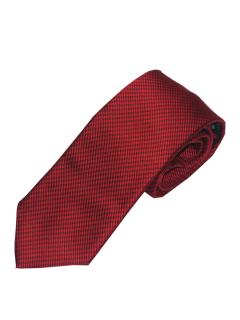 Red Tie with Diagonal Red Pattern