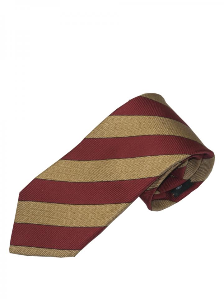 Brown Red Tie