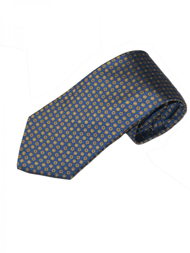 Blue Gold Tie